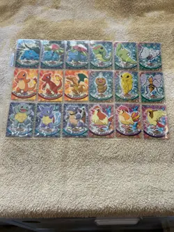 TOPPS POKEMON TV EDITION SERIES 1----COMPLETE 90 CARDS - Image 1