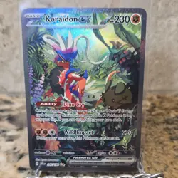 Pokemon Koraidon EX 247/198 SV01 Full Art SAR Holo 230 HP English - Image 1