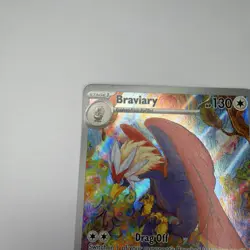 Pokemon Braviary SV08: Surging Sparks #214/191 NM - Image 3