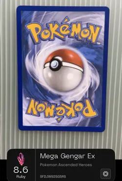 Pokemon 2026 Asc Heroes Mega Gengar #269 - MEGA ATTACK - AI 9+ Possible PSA 10 - Image 2