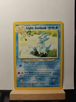 Pokemon TCG Light Golduck 47/105 Neo Destiny 2002 LP - Image 1