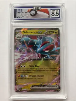 2025 Pokemon Salamence Ex #114 HGC 8.5 (sb2) - Image 1