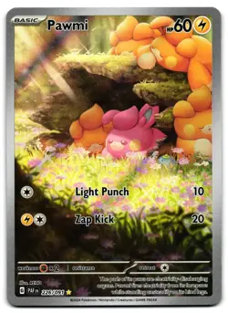 Pawmi 226/091 - 🌊 Paldean Fates Illustration Rare Pokemon TCG 🖤 - LP - Image 1