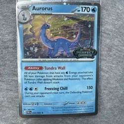 Aurorus 024/088 - Cosmo Holo - Pokemon Perfect Order Stamped Promo SEALED - Image 1