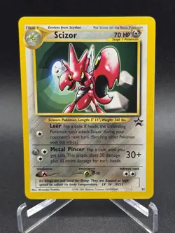 Scizor Black Star Promo 33 Near Mint Pokemon NM Vintage WOTC Wizards - Image 1