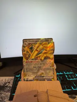 Pokemon Gholdengo EX TCG 139/182SV04: Paradox Rift Double Rare Holo Card - Image 1