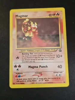 Pokemon TCG Magmar 44 Black Star Promo Mint Near Mint - Image 1