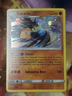 Lucario - SM54 Holo Promo Sun & Moon Pokemon Near Mint - Image 1