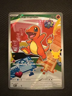 Charmander 038 Pokemon First Partner Illustration Collection Holo Full Art Holo - Image 1