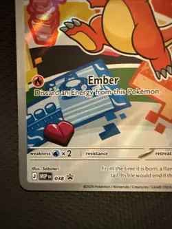 Charmander 038 Pokemon First Partner Illustration Collection Holo Full Art Holo - Image 5