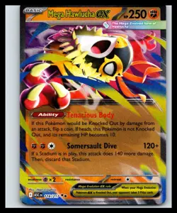 Mega Hawlucha ex Holo Double Rare | 116/217 NM/M | Ascended Heroes Pokemon - Image 1