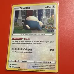 💫💫SWIRL💫💫 Snorlax - (Cosmos Holo) Promo Holofoil 055/078 Pokemon TCG - Image 1