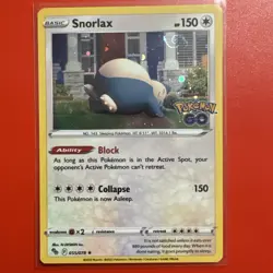💫💫SWIRL💫💫 Snorlax - (Cosmos Holo) Promo Holofoil 055/078 Pokemon TCG - Image 3