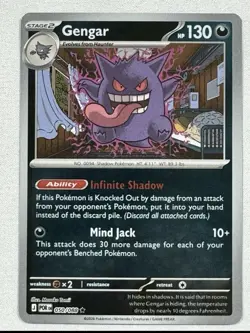 Pokemon TCG Gengar 50/88 Perfect Order ME3 Reverse Holo NM - Image 1