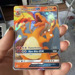 Pokemon TCG Charizard GX Hidden Fates 9/68 Holo Ultra Rare - NM - Image 3