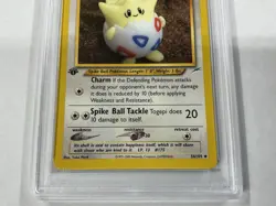 2002 Pokemon Neo Destiny Togepi 1st Edition PSA 9 #56 - Image 2