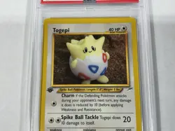 2002 Pokemon Neo Destiny Togepi 1st Edition PSA 9 #56 - Image 3