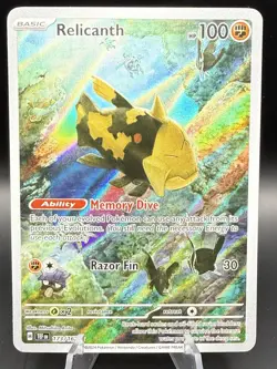 Relicanth 173/162 Temporal Forces Illustration Rare Full Art Holo Pokemon TCG - Image 1