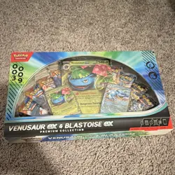 Pokemon TCG Venusaur ex Blastoise ex Premium Collection Box Sealed 2024 - Image 1