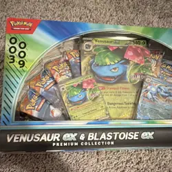 Pokemon TCG Venusaur ex Blastoise ex Premium Collection Box Sealed 2024 - Image 3