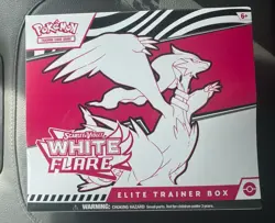 Pokemon TCG Scarlet & Violet White Flare Elite Trainer Box Factory Sealed ETB - Image 1