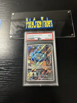 PSA 9 MINT Squirtle Stellar Crown Illustration Rare 2024 Pokemon 148/142 - Image 2