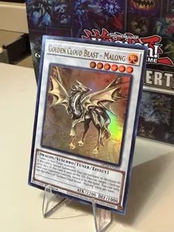 Yugioh Golden Cloud Beast - Malong MP24-EN203 Ultra Rare 1st Edition NM - Image 2