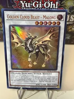 Yugioh Golden Cloud Beast - Malong MP24-EN203 Ultra Rare 1st Edition NM - Image 4