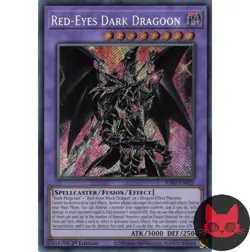 Yugioh Red-Eyes Dark Dragoon RA02-EN021 Secret Rare 1st Edition NM - Image 1