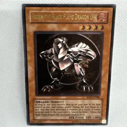 Yu-Gi-Oh Horus the Black Flame Dragon LV4 SOD-EN006 Ultimate Rare LP - Image 1