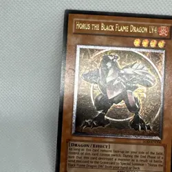 Yu-Gi-Oh Horus the Black Flame Dragon LV4 SOD-EN006 Ultimate Rare LP - Image 3