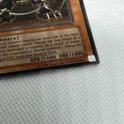 Yu-Gi-Oh Horus the Black Flame Dragon LV4 SOD-EN006 Ultimate Rare LP - Image 4