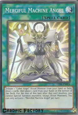 YUGIOH LED4-EN014 Merciful Machine Angel Super Rare 1st Edition NM - Image 1