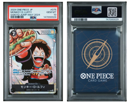 2024 ONE PIECE JAPANESE PROMOS SAIKYO JUMP-MAY 2024 #075 MONKEY D. LUFFY PSA 10 - Image 3