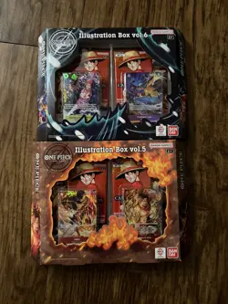 (2) One Piece Illustration Boxs - Vol 5 And Vol 6 Bundle - Image 1