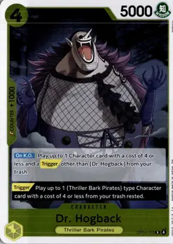 Dr. Hogback R The Azure Sea's Seven OP14-110 One Piece TCG - Image 1