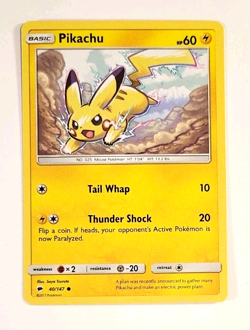 Pikachu - 40/147 - Sun and Moon - Burning Shadows - Near Mint - Pokemon Card_63 - Image 1