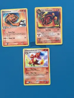 Pokemon Cards Lot Of 3 Charmeleon Mid Era-vintage Conditions Vary - Image 1
