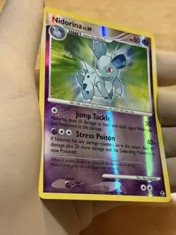 Nidorina 73/111 Reverse Holo Rising Rivals NM Pokemon Card - Image 3