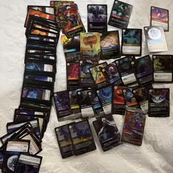 Riftbound Unleashed Bulk Lot 100+ Cards - Rares/Common/Uncommon Pyke Returned - Image 1