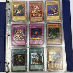 Yu-Gi-Oh Binder Collection Lot LOB PSV PGD IOC SOD Mostly NM Vintage 100+ cards - Image 1