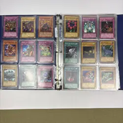 Yu-Gi-Oh Binder Collection Lot LOB PSV PGD IOC SOD Mostly NM Vintage 100+ cards - Image 2