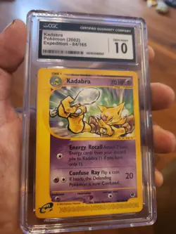 (POP 24) CGC 10 GEM MINT Kadabra Expedition Base Set Pokemon WOTC 2002 Card - Image 2