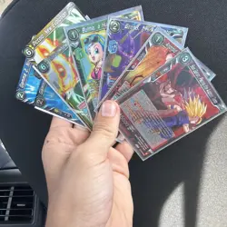 Dragon Ball Cards lot of 8 cards, all of these are NM and Cool cards OBO - Image 1