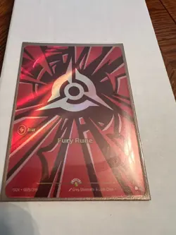 Fury Rune Promo Riftbound Organized Play Promotional Cards OGN-007b/298 NrMt - Image 1