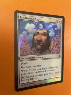 MTG - Triclopean Sight - FOIL - Lorwyn - NM/MT - Brandy New! - Image 1