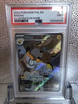 Raichu 211/193 Paldea Evolved Illustration Rare English Pokemon PSA 9 MINT - Image 1