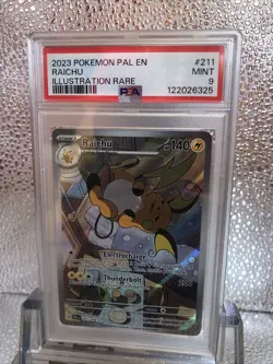 Raichu 211/193 Paldea Evolved Illustration Rare English Pokemon PSA 9 MINT - Image 2
