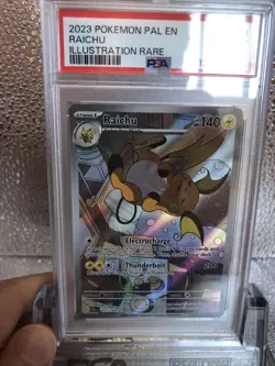 Raichu 211/193 Paldea Evolved Illustration Rare English Pokemon PSA 9 MINT - Image 4