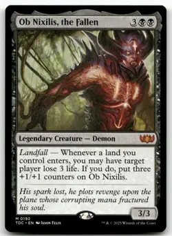 Ob Nixilis, the Fallen #192 MTG Tarkir Dragonstorm TDC NM X1 - Image 1